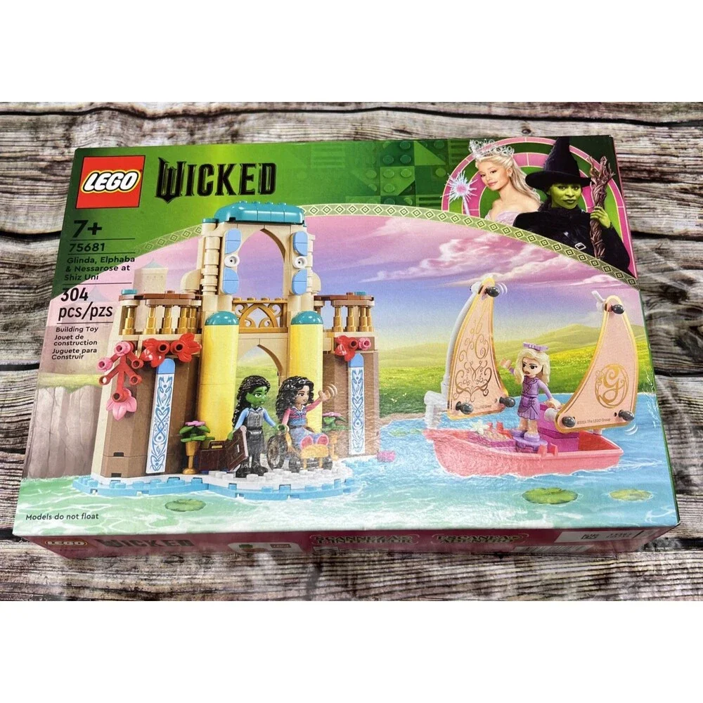NEW/Sealed -LEGO WICKED: Glinda, Elphaba & Nessarose at Shiz University (75681)